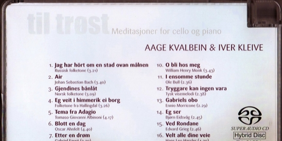 明达 KKV FXSA341 Til Trost 醉人感觉 大提琴与钢琴 SACD