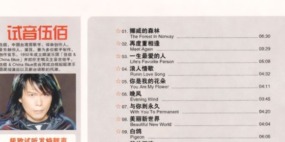 伍佰 - 试音伍佰WAV+CUE