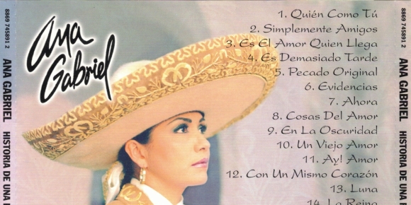 墨西哥著名歌手Ana Gabriell-Historia De Una Reina