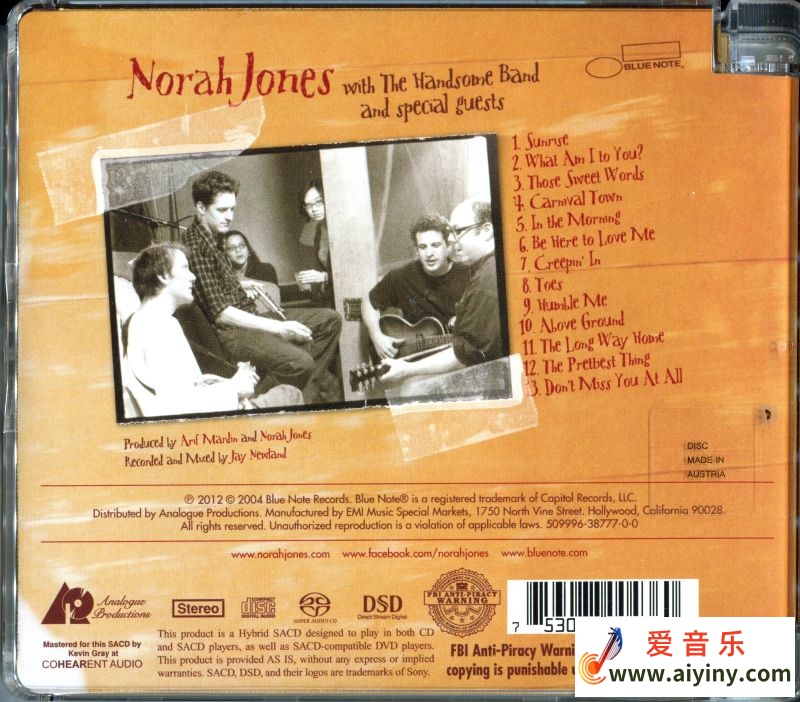 诺拉琼丝Norah Jones 《Feels Like Home 家的感觉》ISO 2012535 / 作者:匿名网友 / 帖子ID:4113