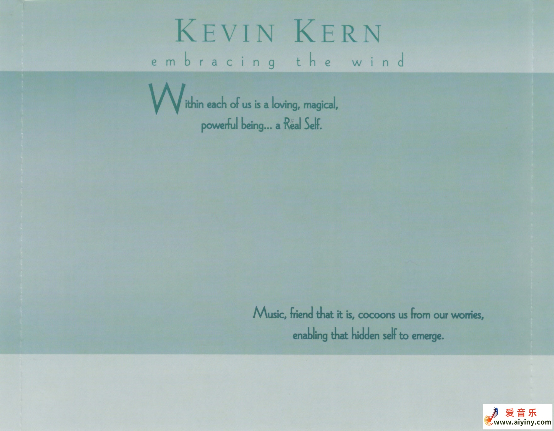 Kevin Kern《Embracing the Wind》凯文科恩.风轻云淡[正版原抓WAV+CUE]406 / 作者:匿名网友 / 帖子ID:4144
